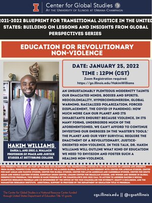 Flyer for Hakim Williams Event